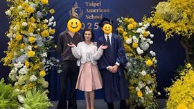 張清芳與兩個兒子同框。（圖／翻攝自張清芳臉書）