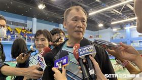 ▲李洋爸爸李峻淯出戰世壯運羽球。（圖／記者張沛嘉攝影）