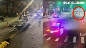 左營警分局,楠梓區,高雄,警方,交通,員警,機車,肋骨,女騎士,左營區,拒檢▲圖片描述。（圖／翻攝畫面）