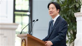 賴清德總統發表執政周年談話。（圖／總統府提供)