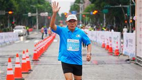 ▲「馬拉松之父」盧瑞山中風初癒參與世壯運半馬賽事。（圖／世壯運執委會提供） 