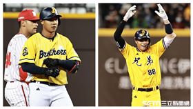 ▲中信兄弟黃韋盛（左）、宋晟睿（右）。（圖／記者劉彥池攝影）