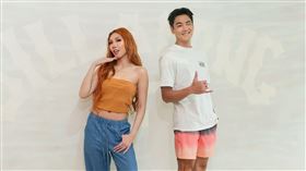 Karencici及禾浩辰詮釋BILLABONG隨性自由的個人風格與生活態度。（圖／品牌業者提供）