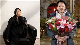 辛柏青（右）痛別愛妻朱媛媛（左）。（圖／翻攝自微博）