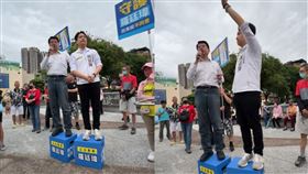 謝龍介站台羅廷瑋（圖／翻攝自羅廷瑋臉書直播）