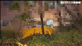 墜樓,墜落,意外,高樓,台中,氣墊（圖／翻攝畫面）