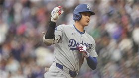 ▲大谷翔平從千賀滉大手中開轟。（圖／美聯社／達志影像）