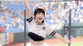 沈珈妤的日系造型相當可愛。（圖／樂天桃猿提供）