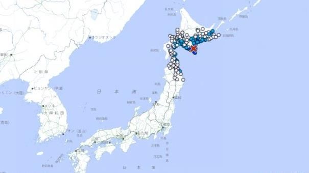 新／北海道地震！規模5.3　最大震度4級