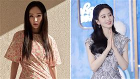 楊冪與劉詩詩兩人因合作《仙劍奇俠傳3》而成了閨密。（翻攝自微博）