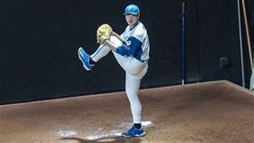 ▲孫易磊牛棚練投。（圖／悍創運動行銷提供） 