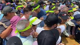 火葬場,芳苑,彰化,空汙,推擠,衝突,骨折（圖／翻攝自彰化縣環境保護聯盟臉書）
