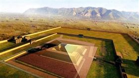 ▲秦始皇陵3D模擬圖。（圖／翻攝百度百科）