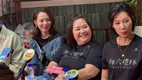 鍾欣凌、丁寧、孫淑媚、王品澔出席《拜六禮拜》記者會。（圖／記者趙浩雲攝影）