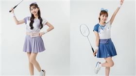 啦啦隊女神一粒與孟潔（圖／迪卡儂提供）