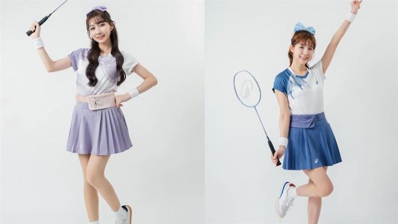 啦啦隊女神一粒、孟潔　亂入辦公室打球
