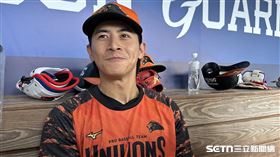 ▲統一獅隊「台灣隊長」陳傑憲。（圖／蔡厚瑄攝影） 