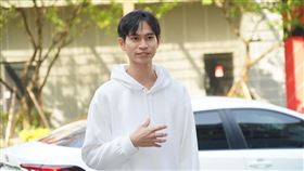 andy老師到林口分局筆錄(圖/記者趙于瑩攝影)