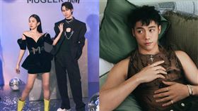 范成章（右）捲入家寧（左）、Andy（中）糾紛。（圖／翻攝自IG、臉書）