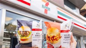 國際漢堡日,花生熔岩辣雞腿堡,黑胡椒豬柳蛋堡,7-11,7-ELEVEN