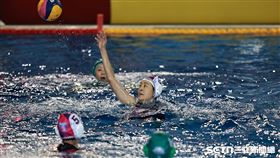 ▲臺北101董事長賈永婕參加世壯運水球比賽。（圖／記者劉彥池攝影）