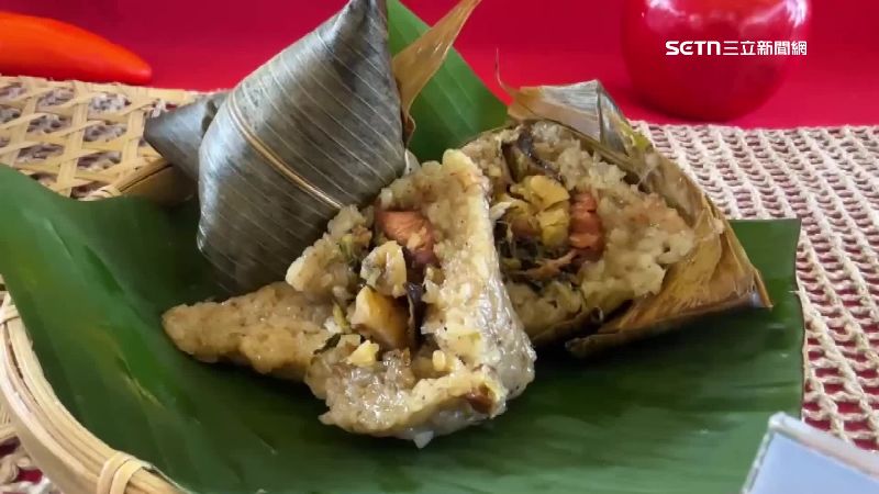 國民健康署提醒，冷凍粽子儘量在1個月內食用完畢為佳，並搭配大量蔬菜，減少醬料使用。（示意圖）