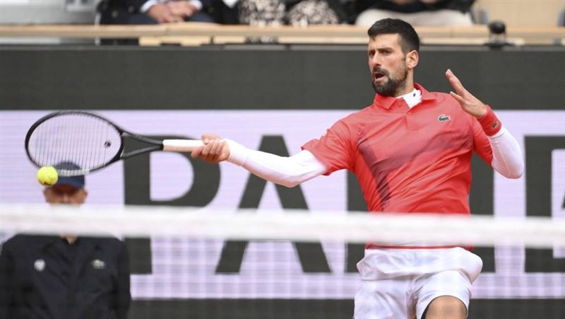 喬科維奇(Novak Djokovic)晉級法網次輪。(圖/美聯社/達志影像)