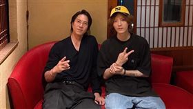 ▲鹿晗曬出與日本男神山下智久的合照。（圖／翻攝自IG @7_luhan_m）