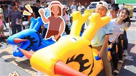 ▲陸上行舟趣味競賽。（圖／大玩台中-臺中觀光旅遊局）