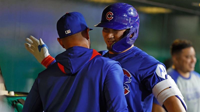 芝加哥小熊日籍強打鈴木誠也。(圖/翻攝自X平台 @Cubs)