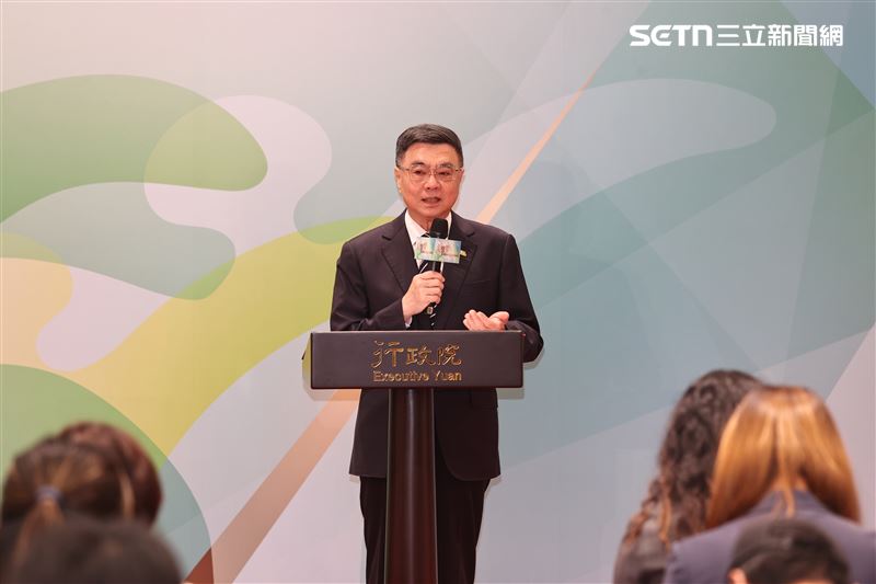 行政院長卓榮泰今（28）日出席第23屆金馨獎頒獎典禮暨交流觀摩會。（圖／記者盧素梅攝影)