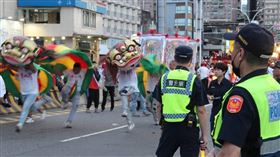 淡水警分局面對周末繞境活動嚴正以待，釋出周邊交管資訊。（圖／翻攝畫面）