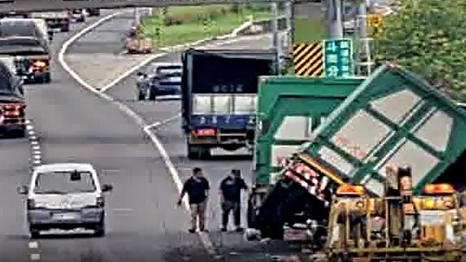 國道一號北向247公里處，雲林斗南路段今天（29日）上午發生車禍。（圖／翻攝自高公局網站）