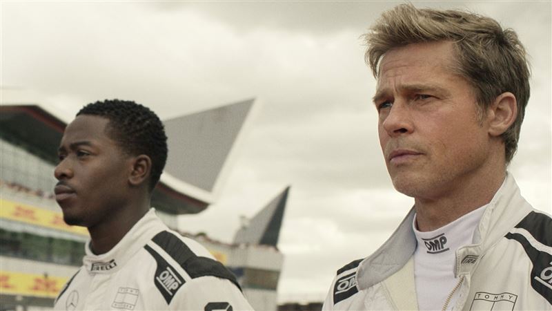布萊德彼特主演《F1電影》。（圖／華納兄弟提供）