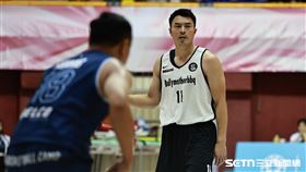 ▲世壯運籃球冠軍戰，Bullymotherbbq球員陳信安。（圖／記者劉彥池攝影）