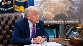 美國總統川普5月20日宣布「金穹」（Golden Dome）飛彈防禦計畫的負責人，並說這項雄心萬丈、耗資估1750億美元的計畫「對我國的成功乃至生存至關重要」。（圖／翻攝自白宮官網）