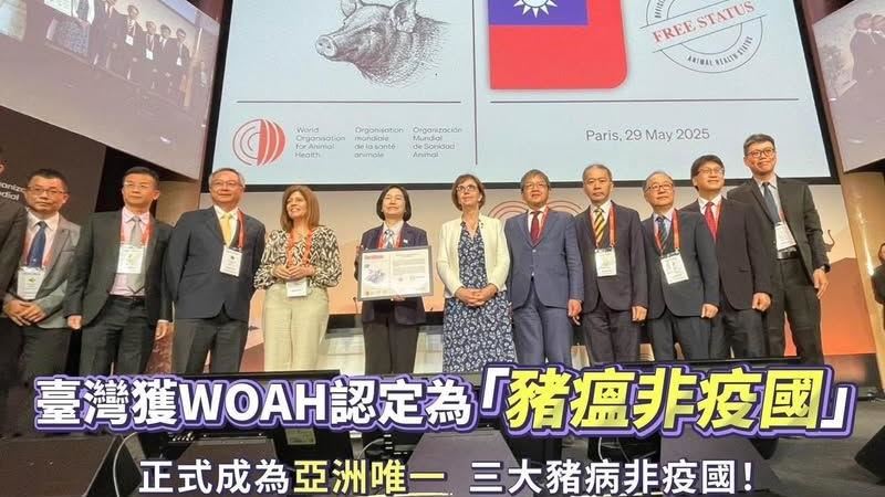 台獲獲認證豬瘟非疫國　蘇貞昌曝當年過往