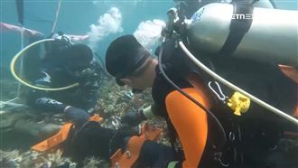 修澎湖自來水斷管　潛水團隊待水底7小時