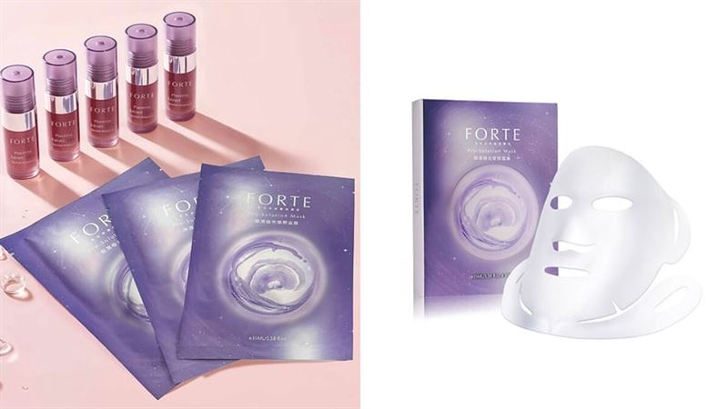 (圖/翻攝自台塑生醫FORTE)台塑生醫FORTE 御潤極光塑顏面膜(5入/盒)