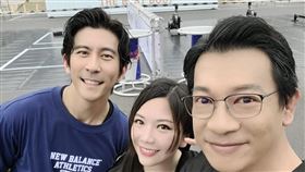 徐展元（右起）、蔡尚樺、修杰楷一起合作。（圖／好看娛樂） 