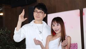 王宥忻與老公翁總。（圖／記者鄭孟晃攝影）