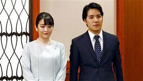 日本皇嗣秋篠宮長女真子公主（左）與夫婿小室圭（右）結婚後在美國展開新生活。（圖／美聯社／達志影像）