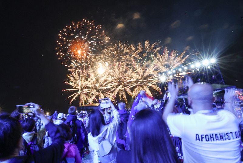 2025雙北世界壯年運動會閉幕典禮壓軸煙火秀