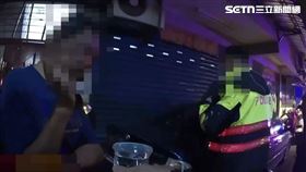 ▲北市保大張姓警員酒後騎車返家途中遭遇同事攔查。（圖／翻攝畫面）