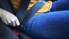 開車 安全帶 副駕駛 駕駛座 示意圖／freepik