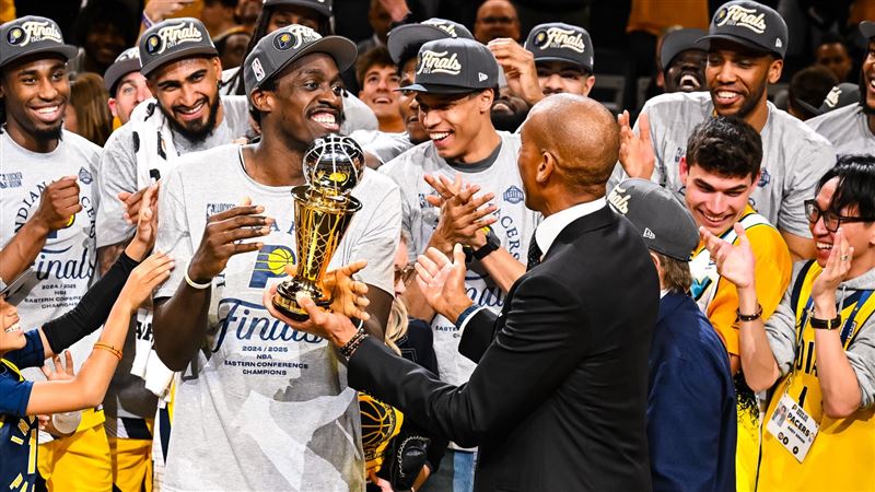 溜馬席亞康(Pascal Siakam)拿下東區決賽MVP。(圖/翻攝自溜馬X)