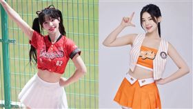 趙娟週（右）常被問是不是李多慧（左）。（圖／jjuya_o0o、＠le_dahye IG）