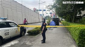 ▲北市李翁在住家2樓刷油漆時突然倒下，妻子忍痛放棄急救。（圖／翻攝畫面）