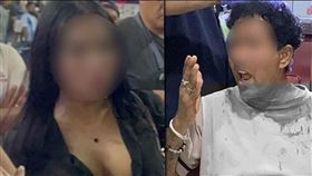 一名斯里蘭卡男子在泰國海灘鬧區挑選正妹買春時，摸下體驗貨後反悔，遭對方爆打。（翻攝自khaosod）