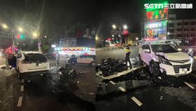 紅牌,高雄,騎士,重機,汽車,快車道,鳥松,中正路,死亡,車禍▲圖片描述。（圖／翻攝畫面）
